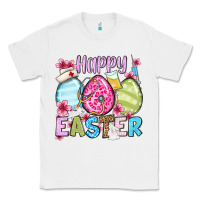 White Happy Easter eggs Classic Tee - OliviaCreatesArt
