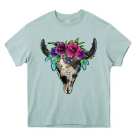 Arona cowhide bull skull Heavy Core Tee - Jasminsmagicworld