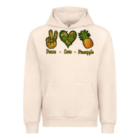 Sandshell Peace Love Pineapple Urban Hoodie - Jasminsmagicworld