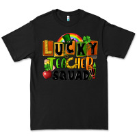 Black lucky teacher squad Premium Tee - FaDigitalArtStudio