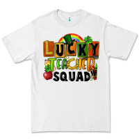 White lucky teacher squad Premium Tee - FaDigitalArtStudio