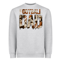 Heather Grey no background american football dad Heavyweight Sweatshirt - Jasminsmagicworld