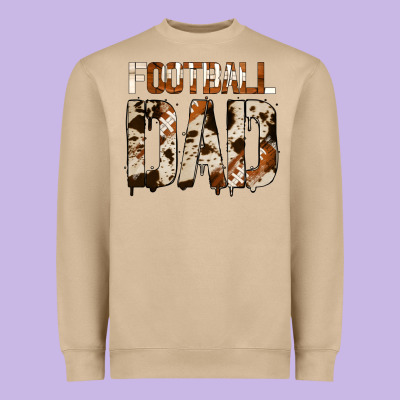 No Background American Football Dad Heavyweight Sweatshirt Designed By Jasminsmagicworld