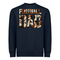 Navy no background american football dad Heavyweight Sweatshirt - Jasminsmagicworld