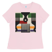 Afro Comb Seamless Pattern Ladies Tee | Teevron