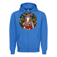 True Royal Brown Cow Christmas Zipper Hoodie - RanaPortraitStore