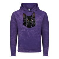Cloud Purple Bombay Cat Face Vintage Hoodie - LillyAllenDesigns