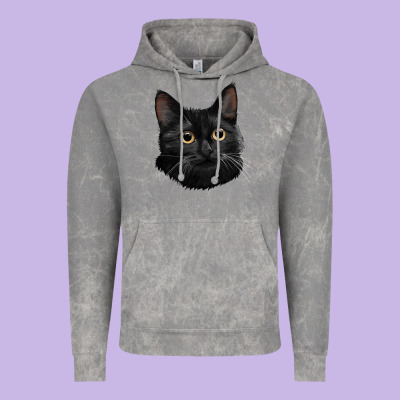 Bombay Cat Face Vintage Hoodie Designed By Lillyallendesigns