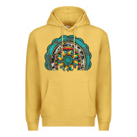 Antique Gold gemstone sunflower  rainbow Premium Hoodie - Artiststas
