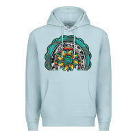 Blue Mist gemstone sunflower  rainbow Premium Hoodie - Artiststas