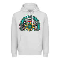 Dove Grey gemstone sunflower  rainbow Premium Hoodie - Artiststas