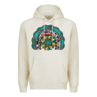 Oatmeal Heather gemstone sunflower  rainbow Premium Hoodie - Artiststas