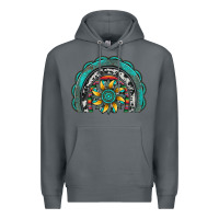 Rock gemstone sunflower  rainbow Premium Hoodie - Artiststas