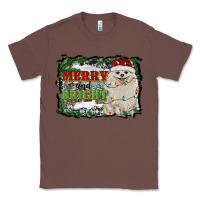 Chestnut merry and bright pomeranian Classic Tee - RanaPortraitStore