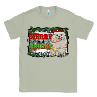 Matcha merry and bright pomeranian Classic Tee - RanaPortraitStore