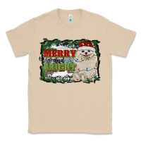 Mushroom merry and bright pomeranian Classic Tee - RanaPortraitStore