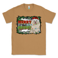 Toasted Coconut merry and bright pomeranian Classic Tee - RanaPortraitStore