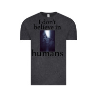 Vintage Black I don't believe i̇n humans Vintage Tee - Bettercallsaul