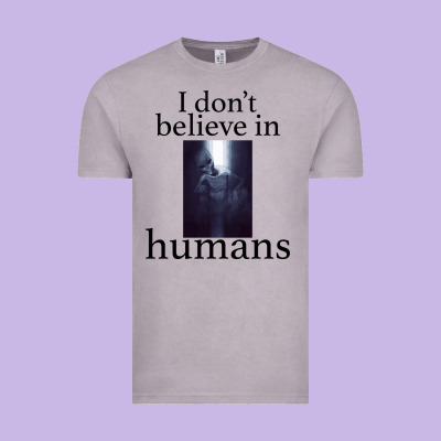 I Don't Believe İn Humans Vintage Tee Designed By Bettercallsaul