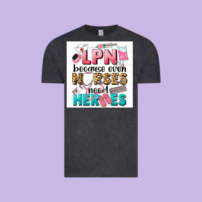Lpn Because Nurses Need Heroes Vintage Tee Designed By Lillyallendesigns