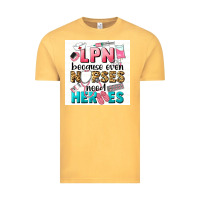Vintage Mustard LPN because nurses need heroes Vintage Tee - LillyAllenDesigns