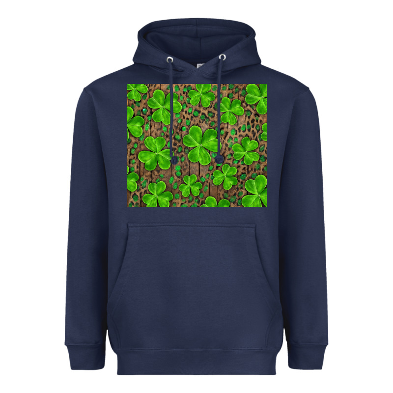 Shamrock And Leopard Heavyweight Hoodie by RanaPortraitStore | Teevron
