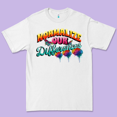 Normalize Our Differences Autism Premium Tee Designed By Fadigitalartstudio