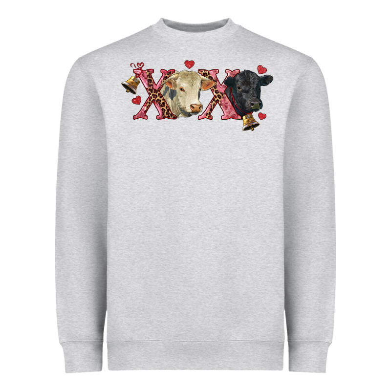 Xoxo Charolais And Black Angus Heavyweight Sweatshirt by RanaPortraitStore | Teevron