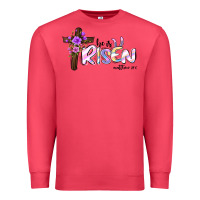 Cardinal easter he is risen matthew 28 6 Premium Sweatshirt - Jasminsmagicworld