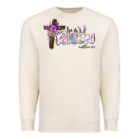 Sandshell easter he is risen matthew 28 6 Premium Sweatshirt - Jasminsmagicworld