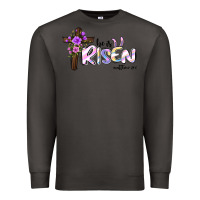 Smoke easter he is risen matthew 28 6 Premium Sweatshirt - Jasminsmagicworld