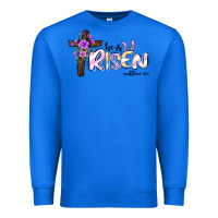 True Royal easter he is risen matthew 28 6 Premium Sweatshirt - Jasminsmagicworld