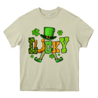 Mossy St. Patrick's lucky leprechaun Heavy Core Tee - OliviaCreatesArt