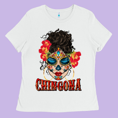 Chingona Latina Bun Mama Ladies Tee Designed By Bundleandbundleshop