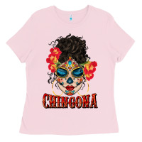 Bubblegum Pink chingona latina bun mama Ladies Tee - BundleAndBundleShop