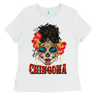 Chingona Latina Bun Mama Ladies Tee | Teevron