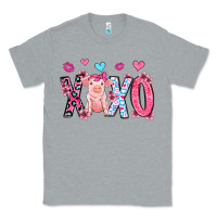 Heather Grey xoxo pig olivia Classic Tee - OliviaCreatesArt