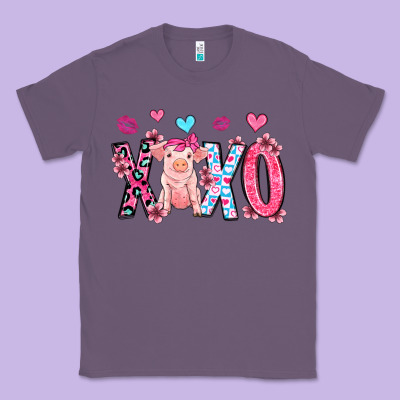 Xoxo Pig Olivia Classic Tee Designed By Oliviacreatesart