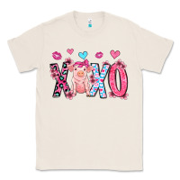 Natural xoxo pig olivia Classic Tee - OliviaCreatesArt