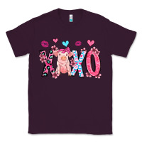 Plum xoxo pig olivia Classic Tee - OliviaCreatesArt
