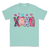 Seafoam xoxo pig olivia Classic Tee - OliviaCreatesArt