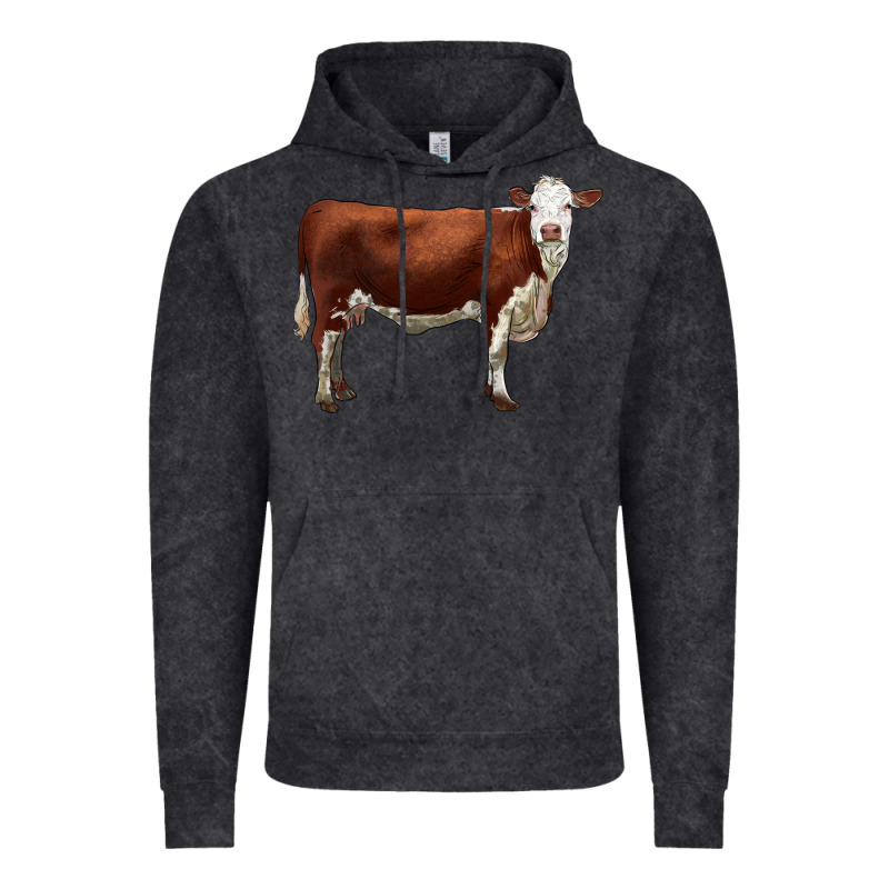 Hereford Cow Vintage Hoodie by LillyAllenDesigns | Teevron