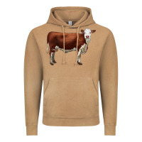 Vintage Camel hereford cow Vintage Hoodie - LillyAllenDesigns