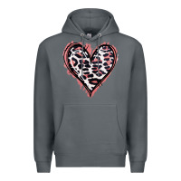 Rock Leopard Glitter Heart Premium Hoodie - Jasminsmagicworld