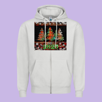 Hello 2023 Zipper Hoodie Designed By Jasminsmagicworld