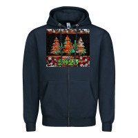 Navy hello 2023 Zipper Hoodie - Jasminsmagicworld