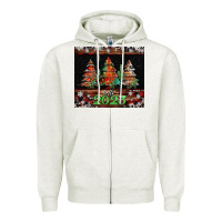 Oatmeal Heather hello 2023 Zipper Hoodie - Jasminsmagicworld