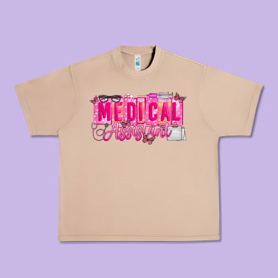 Valentine Medical Assistant Urban Heavy Tee Designed By Cowhidedigitalart