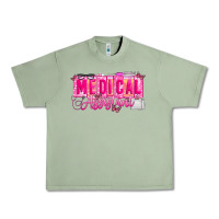 Oil Green valentine medical assistant Urban Heavy Tee - CowhideDigitalArt