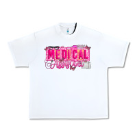 White valentine medical assistant Urban Heavy Tee - CowhideDigitalArt